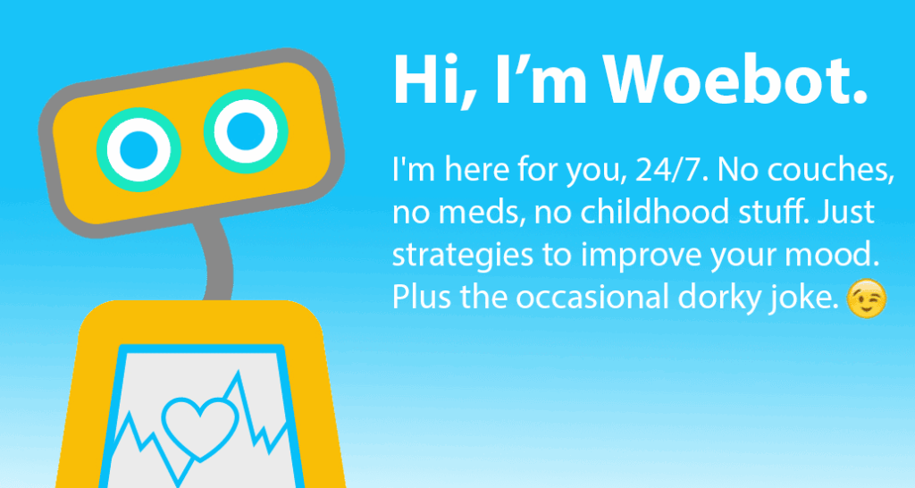 Woebot : AI Mental Health Apps Therapy